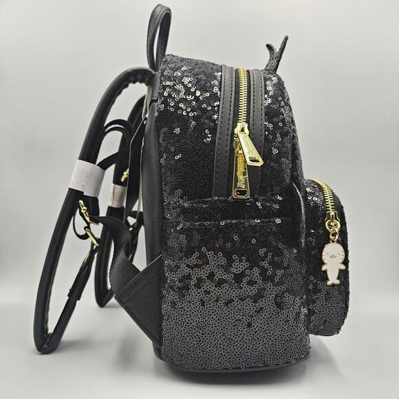Loungefly Sanrio Hello Kitty and Friends Badtz Maru Sequins Mini Backpack Bag - Picture 5 of 16